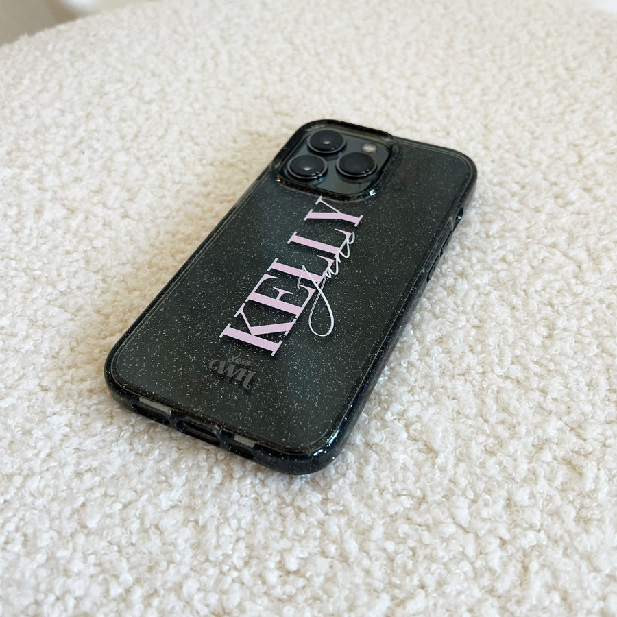 xoxo Wildhearts - Sparkle Away Black Personalized - iPhone 16e
