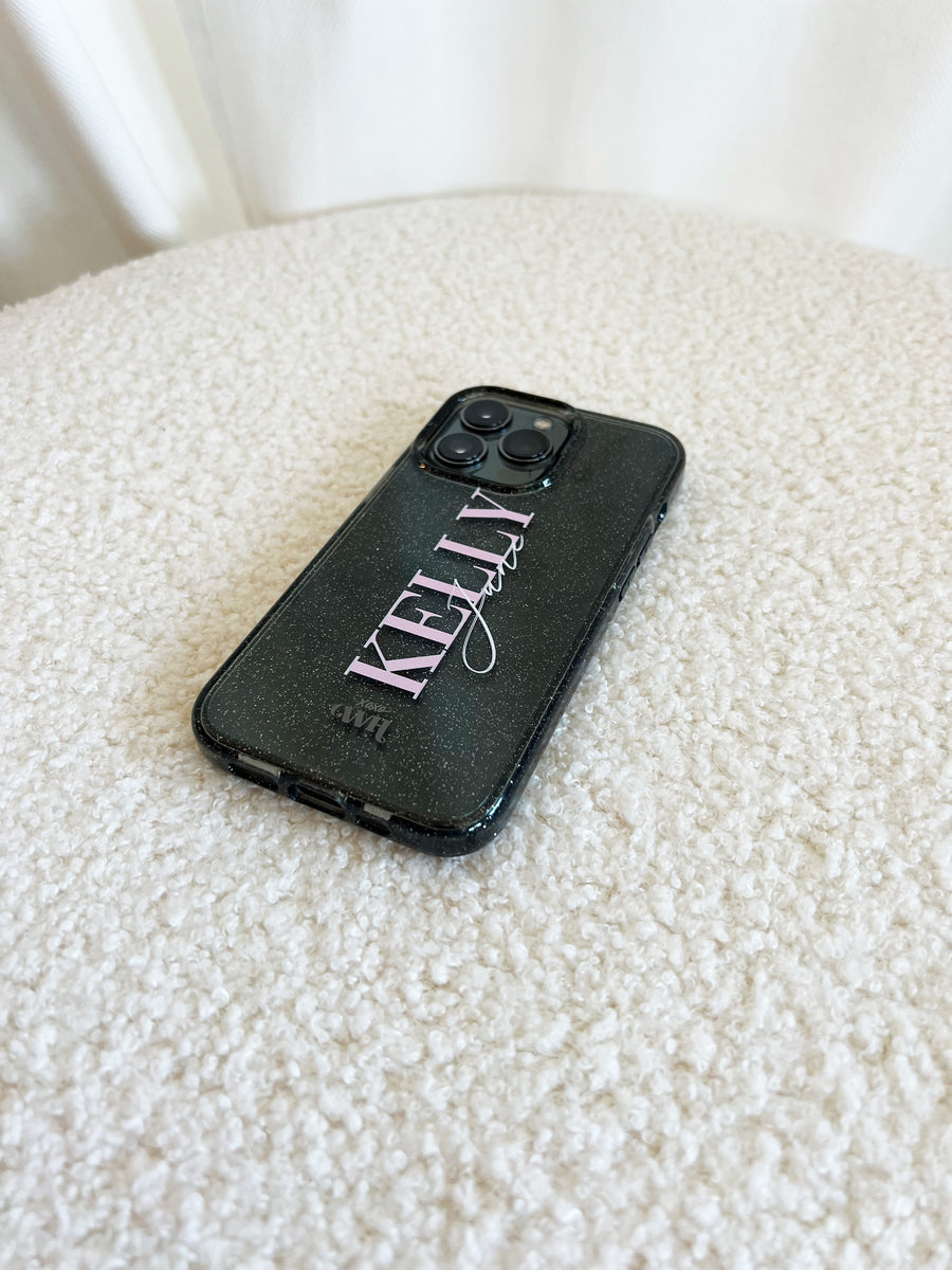 Sparkle Away Black personalized - iPhone X/Xs