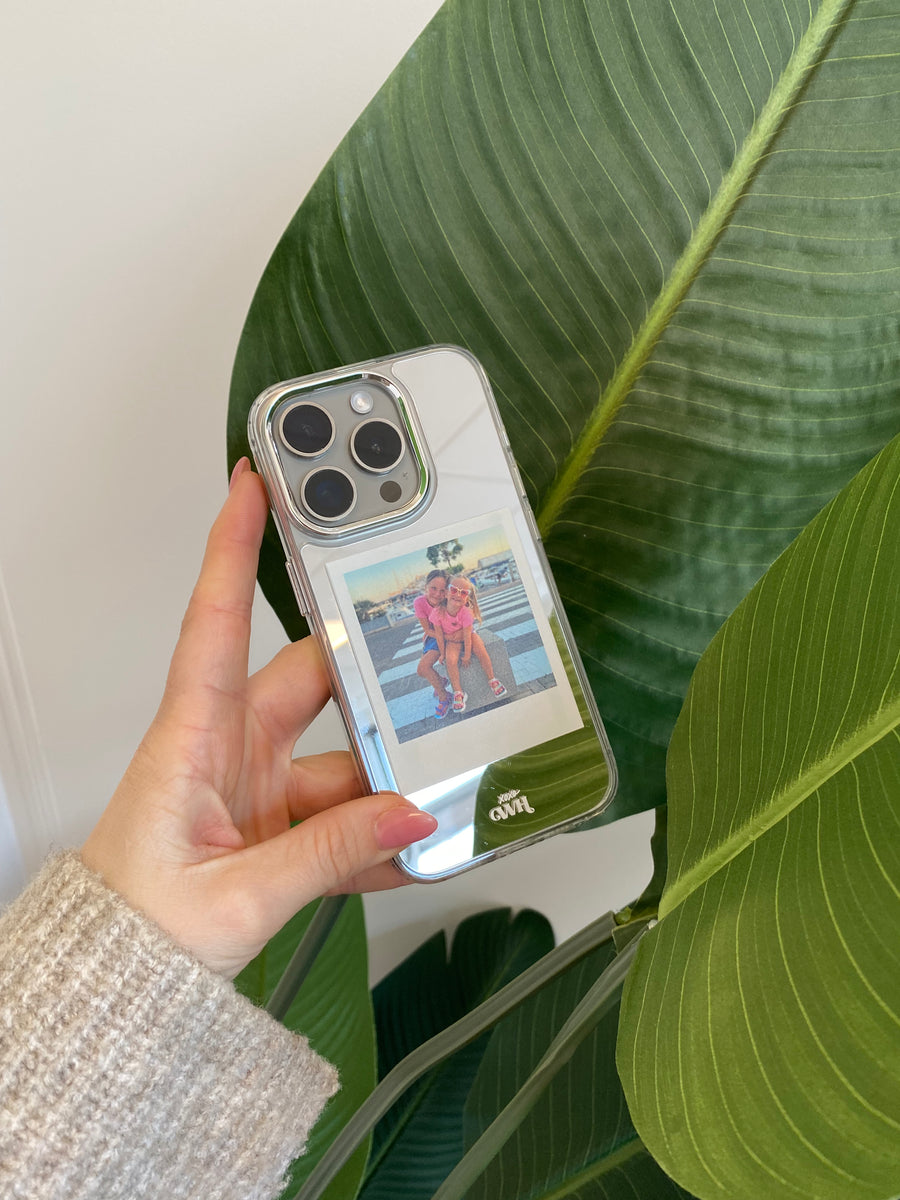 iPhone 14 Pro - Personalised Polaroids Mirror Case