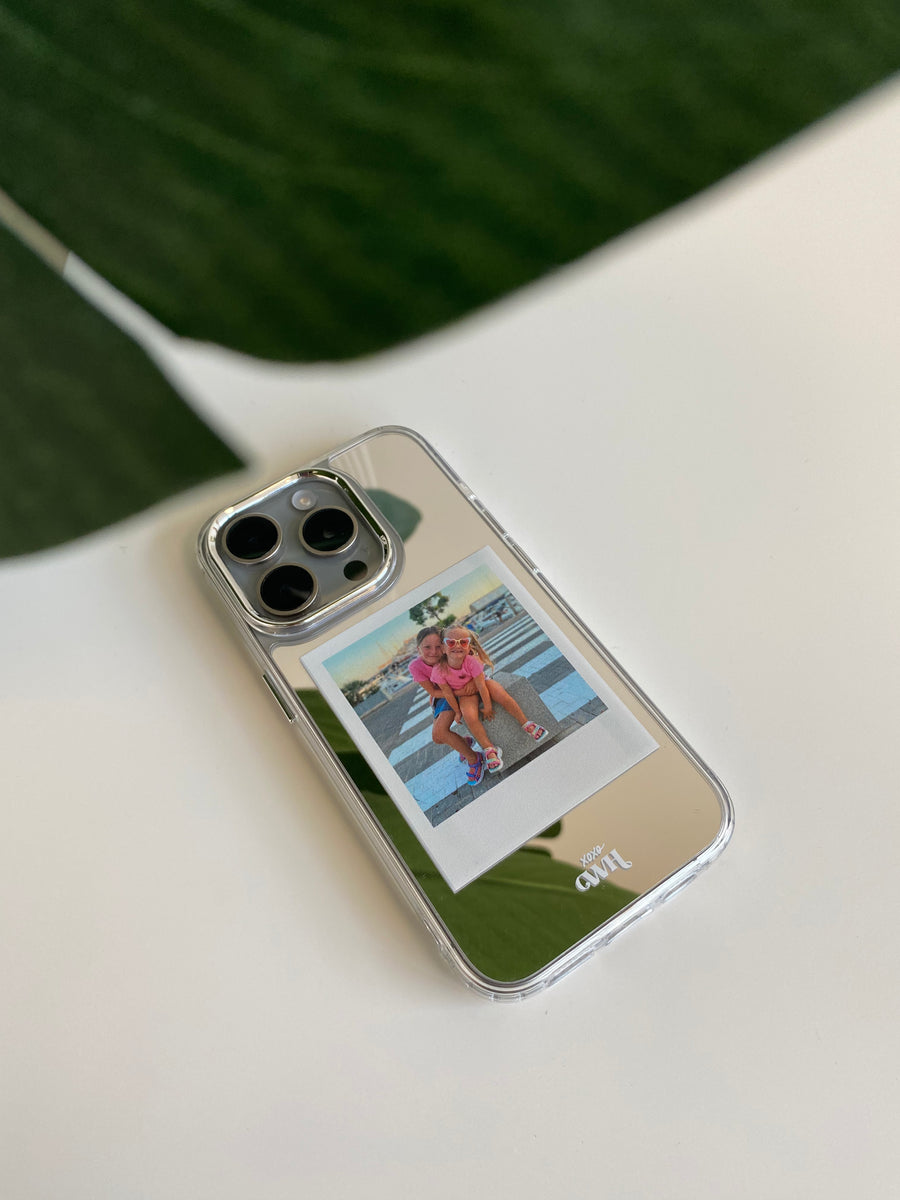 iPhone 15 - Personalised Polaroids Mirror Case