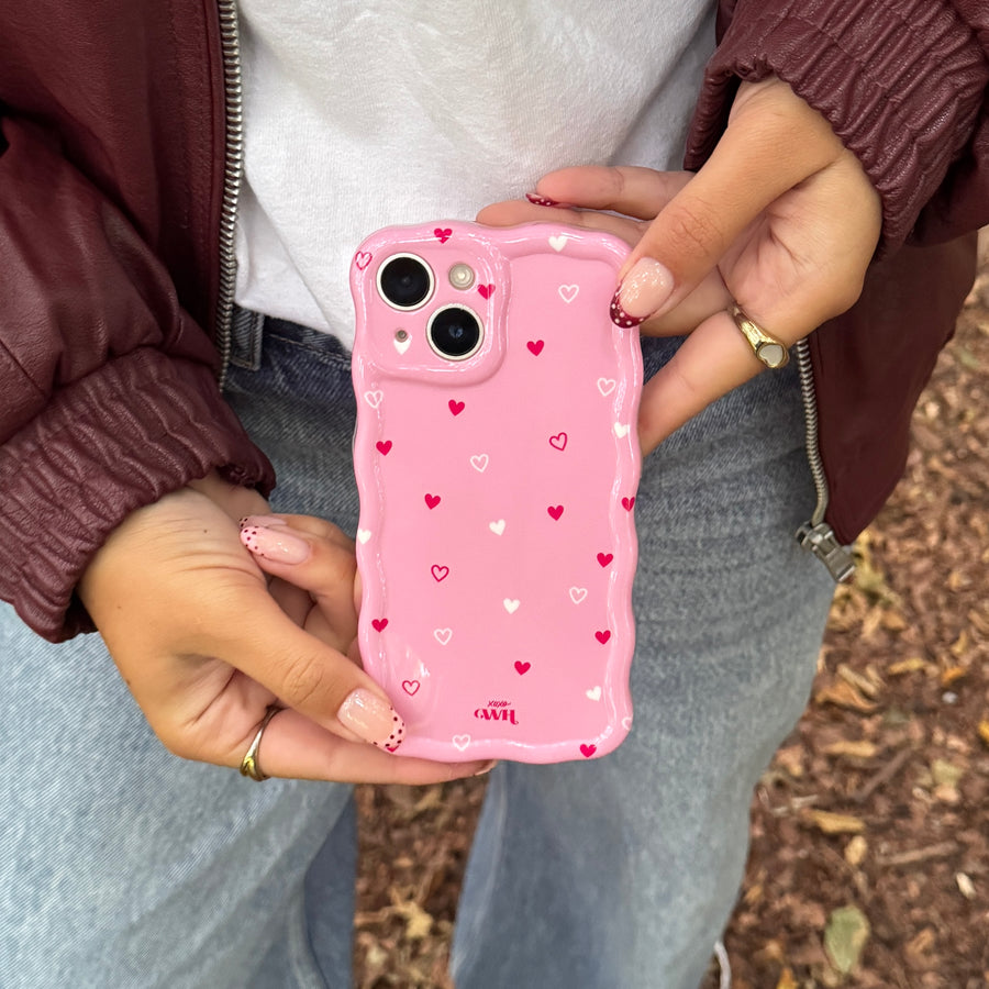 Glossy Wavy Case Love Notes - iPhone 13