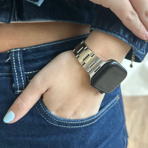 xoxo Wildhearts Apple Watch fijn stalen bandje (zilver) - 38/40/41/42mm