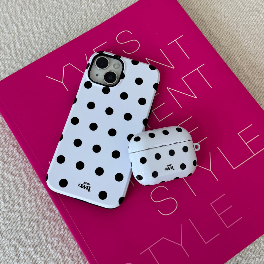 Polka Dots (White) - iPhone 14 Pro Max