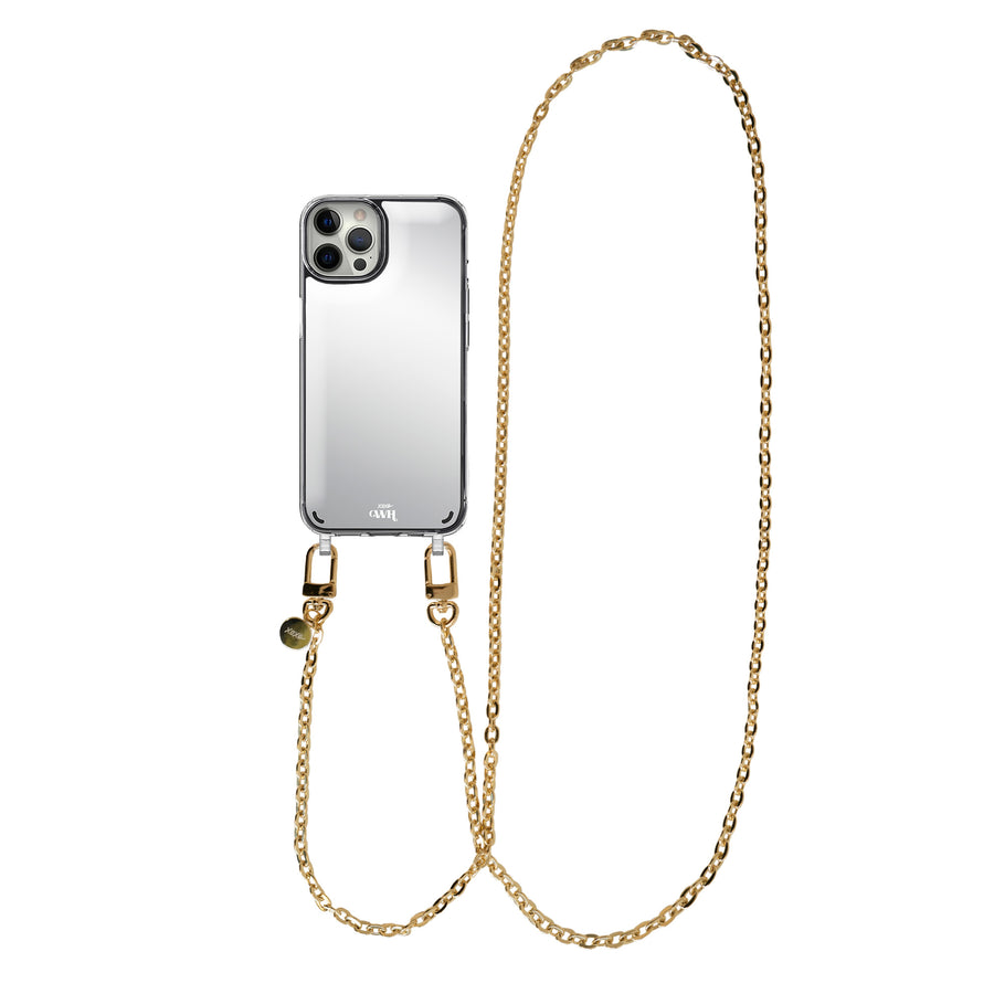 iPhone 12 Pro Max - Dreamy Mirror Cord Case - Long cord