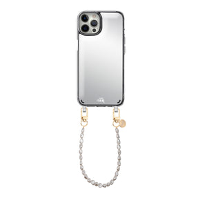 xoxo Wildhearts iPhone 12 Pro - Pearlfection Mirror Cord Case - Short cord