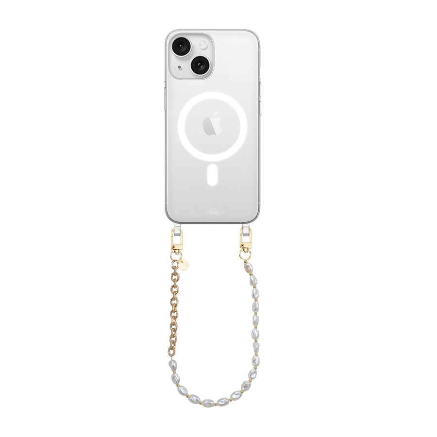 iPhone 15 Plus - Over The Moon MagSafe Cord Case - Short cord