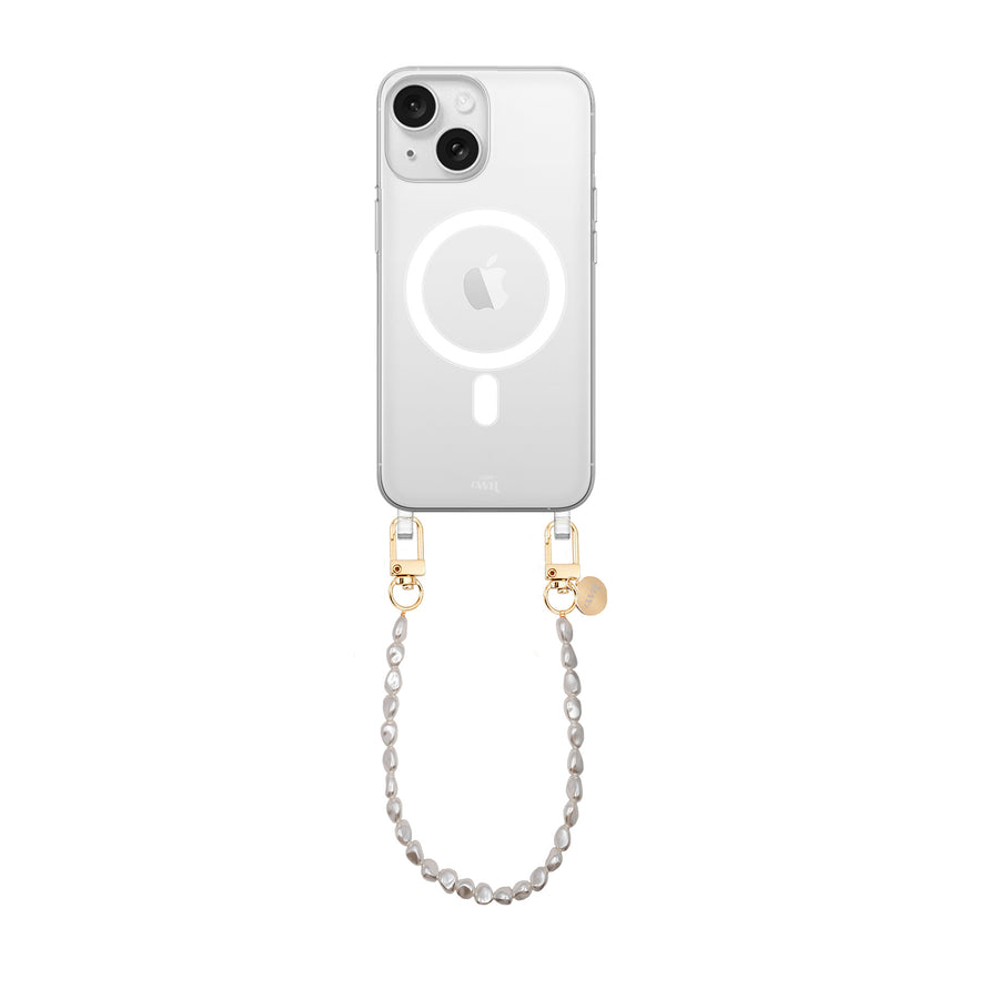 iPhone 14 Plus - Pearlfection MagSafe Cord Case - Short cord