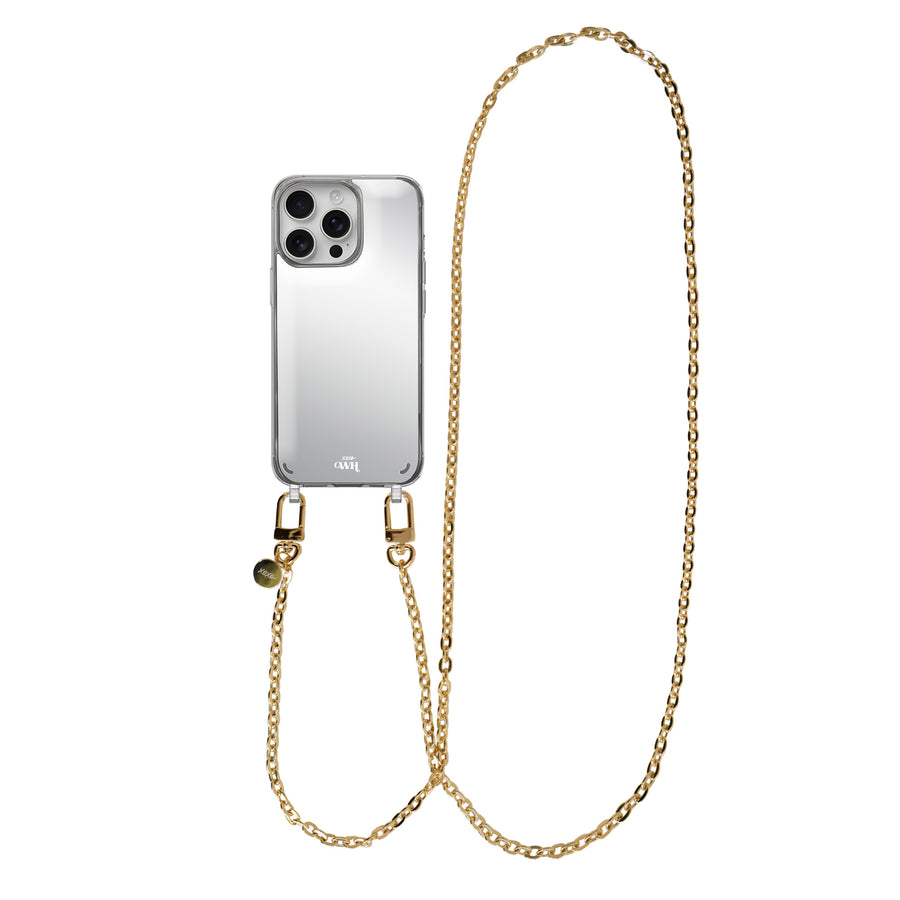 iPhone 16 Pro Max - Dreamy Mirror Cord Case - Long cord