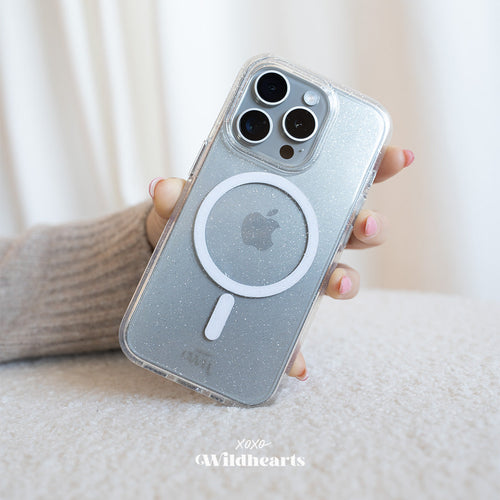 xoxo Wildhearts - Sparkle Away Transparent MagSafe - iPhone 17e