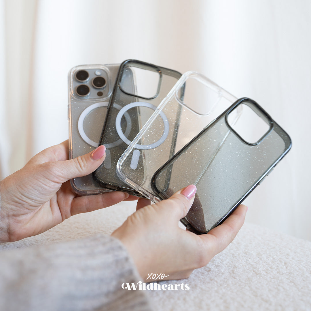 xoxo Wildhearts - Sparkle Away Transparent MagSafe - iPhone 17 Air