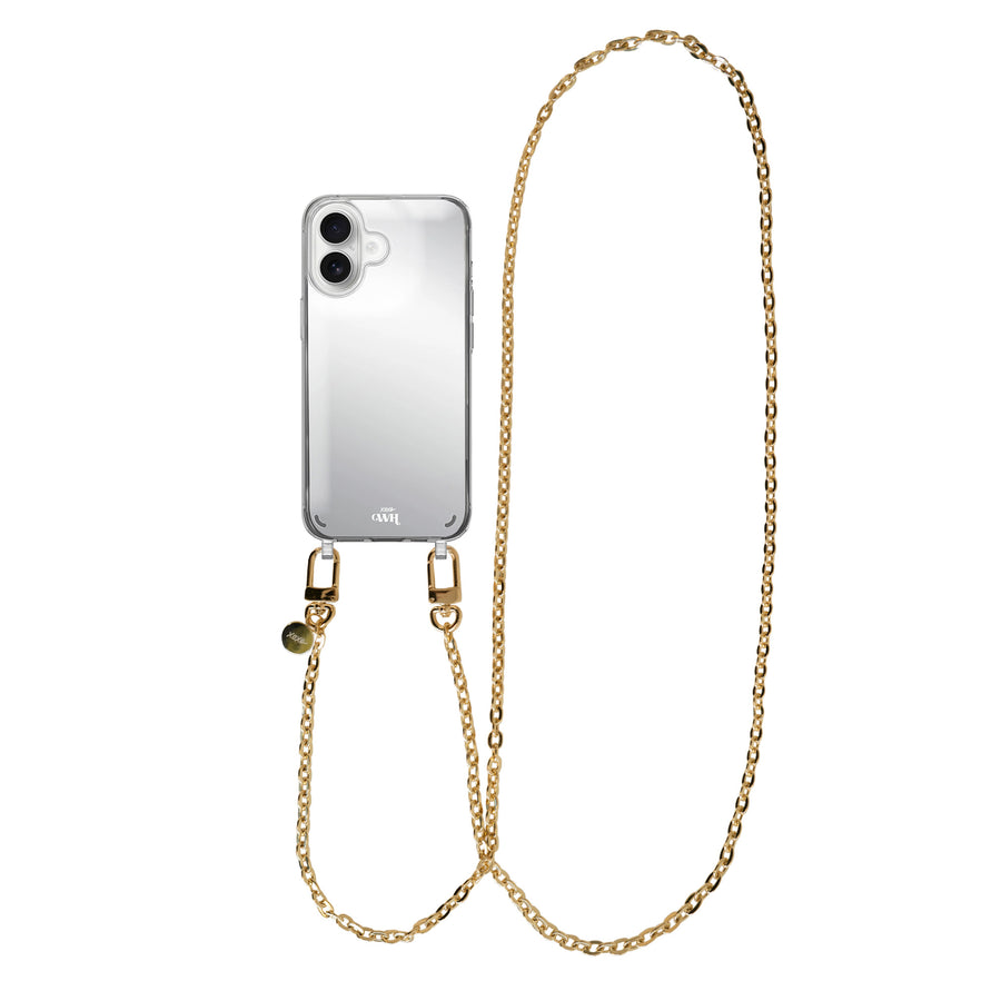 iPhone 16 Plus - Dreamy Mirror Cord Case - Long cord