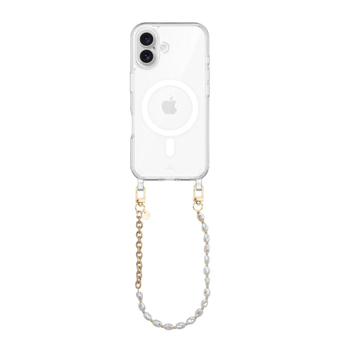 xoxo Wildhearts iPhone 16 - Over The Moon MagSafe Cord Case - Short cord