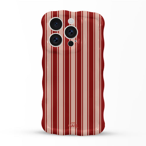 xoxo Wildhearts Glossy Wavy Case Cozy Affair (Burgundy)