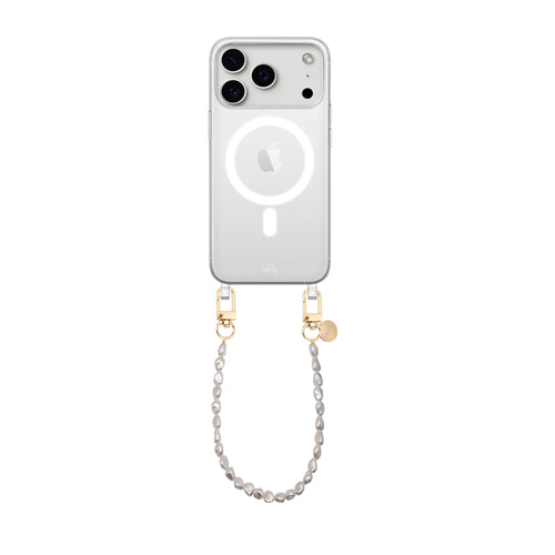 xoxo Wildhearts iPhone 17 Pro - Pearlfection MagSafe Cord Case - Short cord