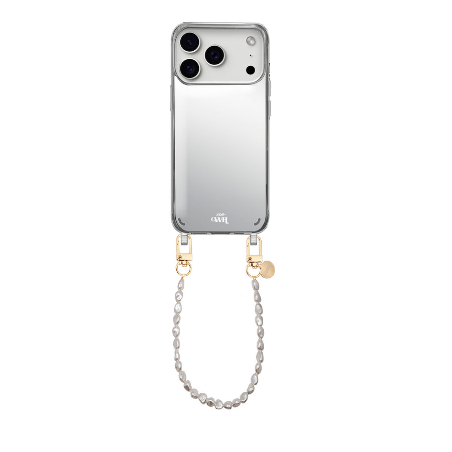 iPhone 17 Pro Max - Pearlfection Mirror Cord Case - Short cord
