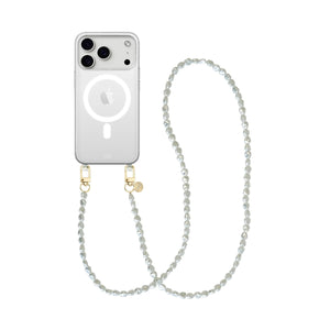 xoxo Wildhearts iPhone 17 Pro - Pearlfection MagSafe Cord Case - Long cord