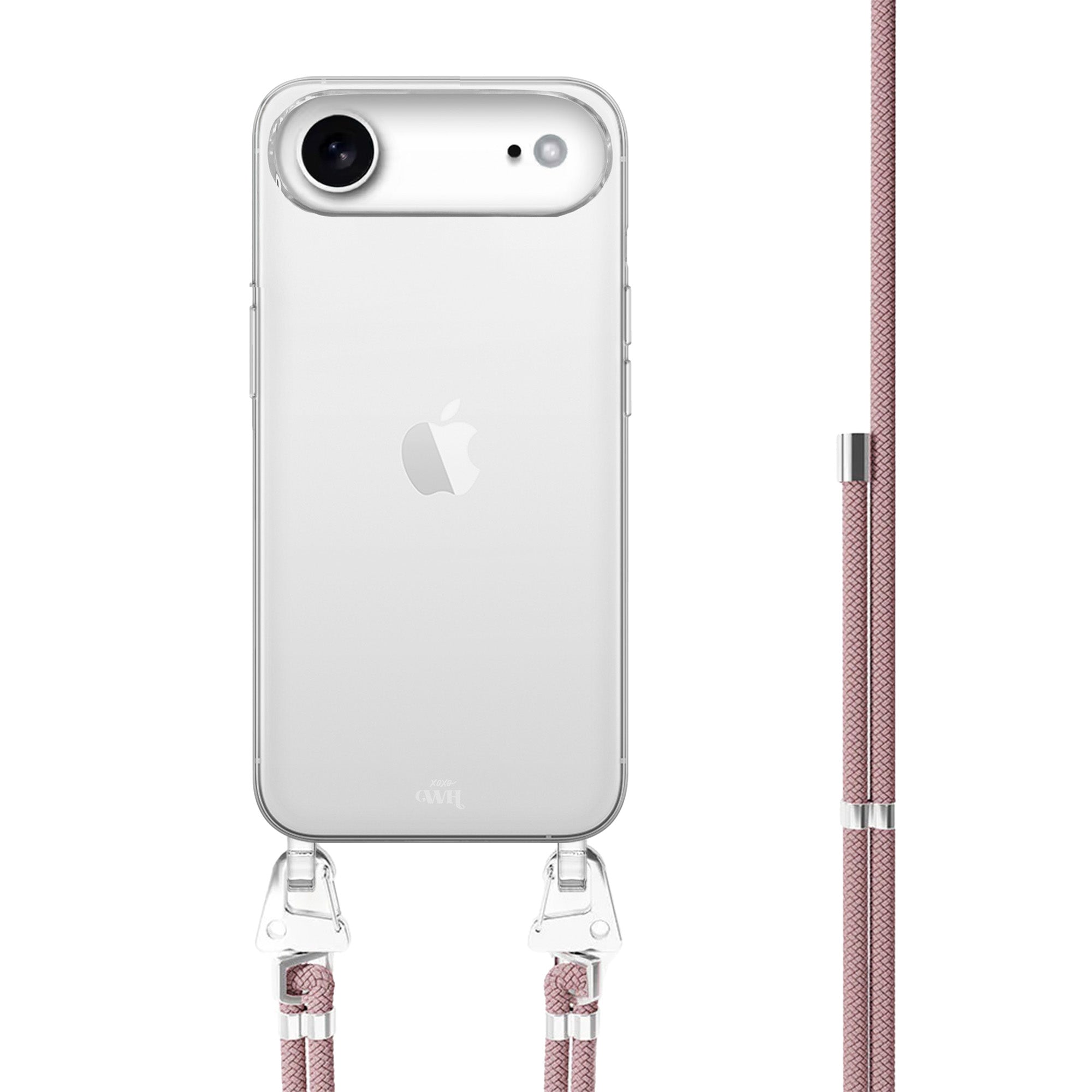 xoxo Wildhearts iPhone 17 Air - Pink Vibes Transparant Cord Case