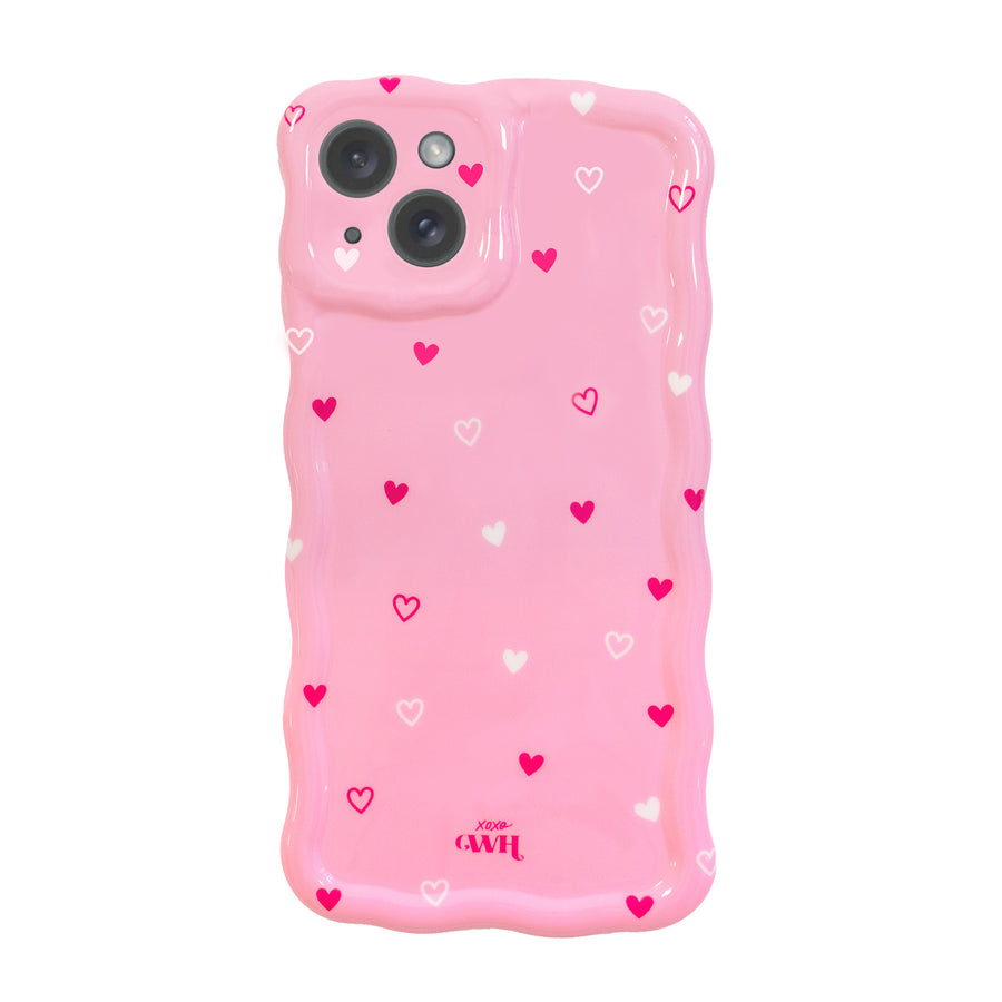 Glossy Wavy Case Love Notes - iPhone 13