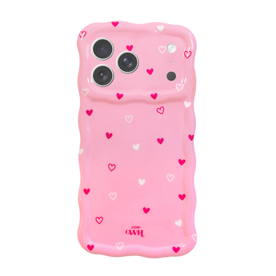 Glossy Wavy Case Love Notes - iPhone 17 Pro