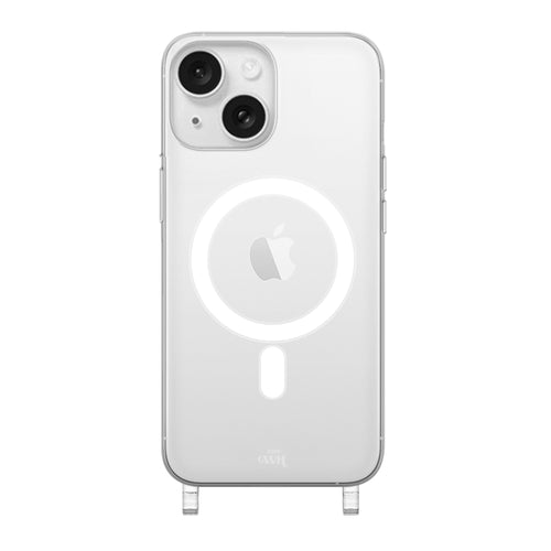 xoxo Wildhearts iPhone 15 Plus - MagSafe Transparant Cord Case (no cord)