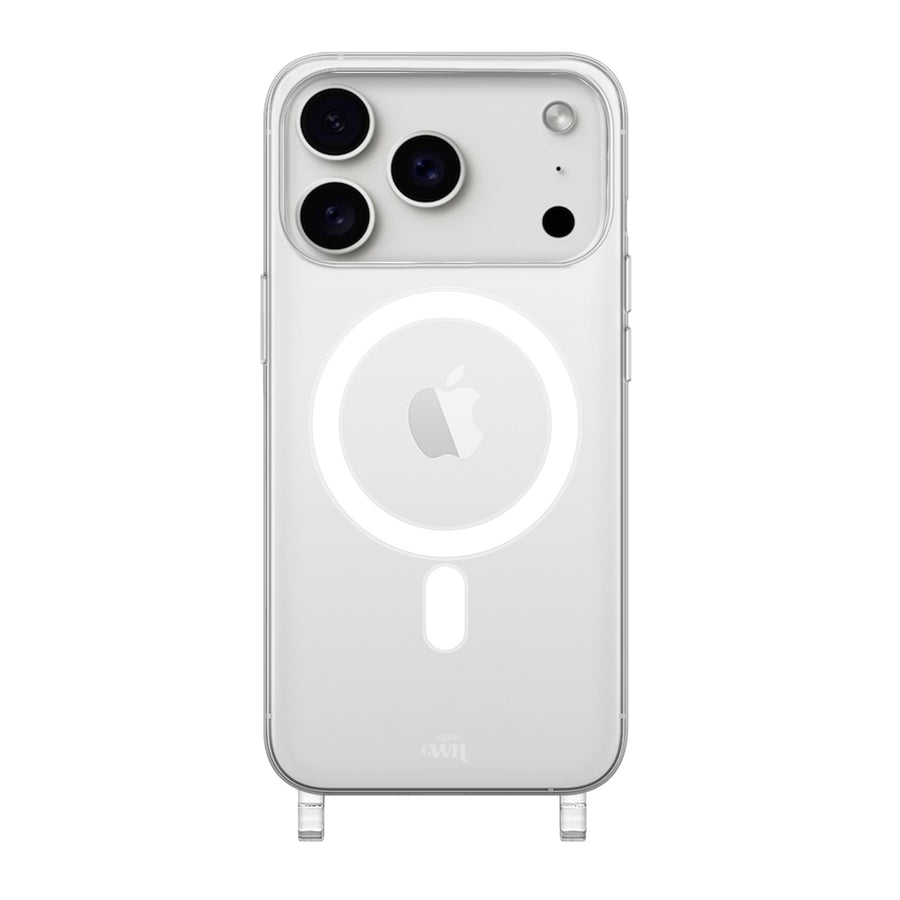 iPhone 17 Pro - MagSafe Transparant Cord Case (no cord)