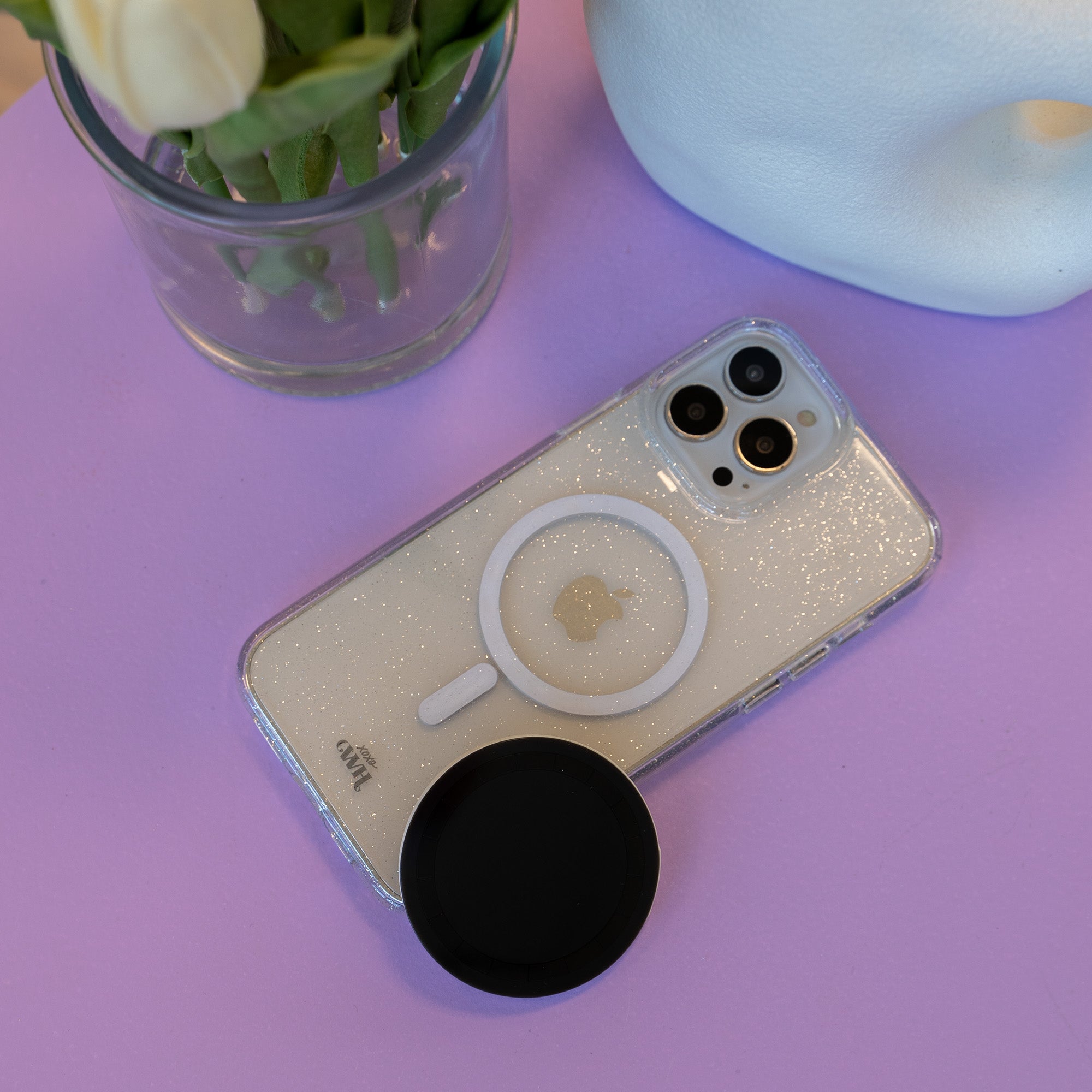 xoxo Wildhearts - Stick On Me Round - MagSafe - Beige