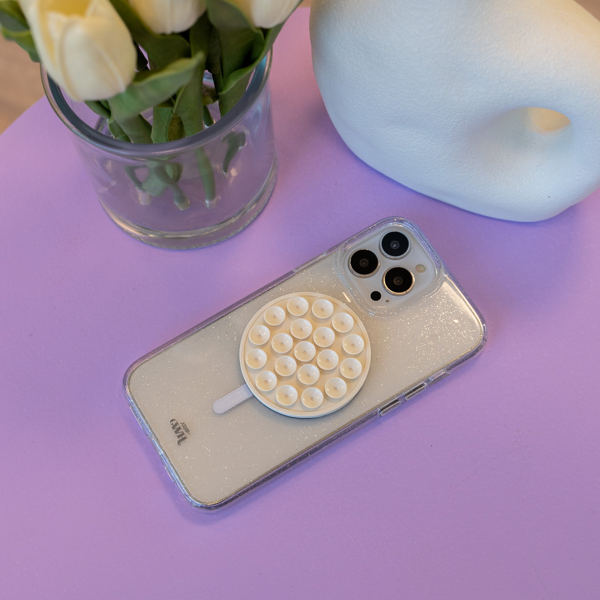 xoxo Wildhearts - Stick On Me Round - MagSafe - Beige
