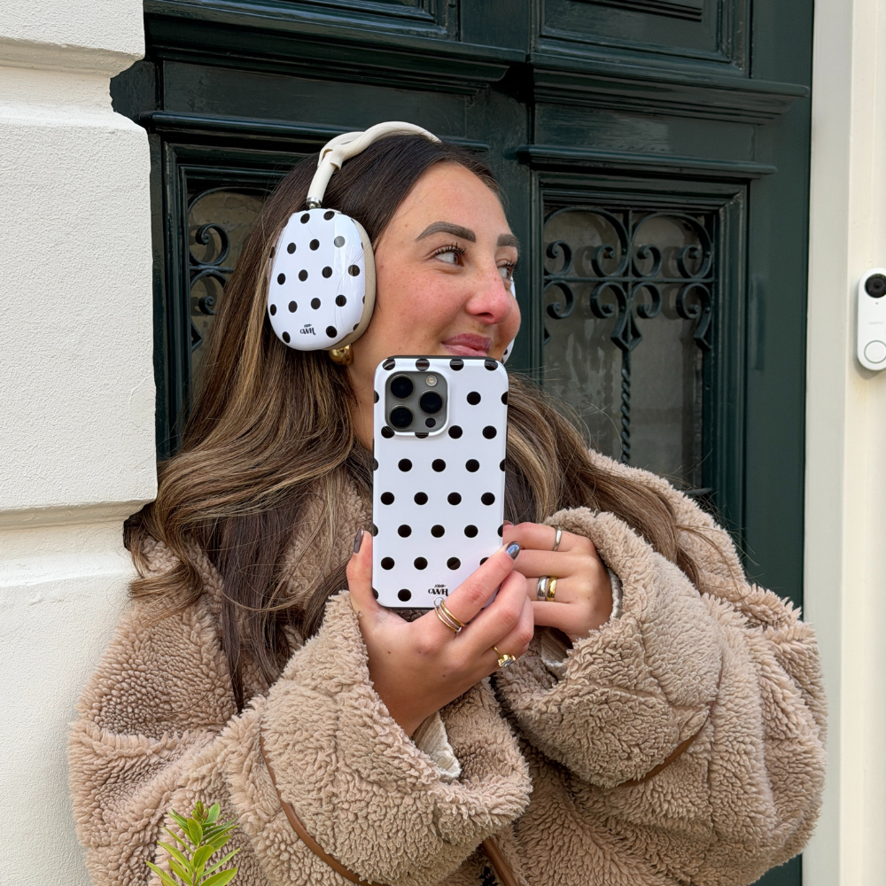 xoxo Wildhearts Polka Dots (White) - iPhone 11