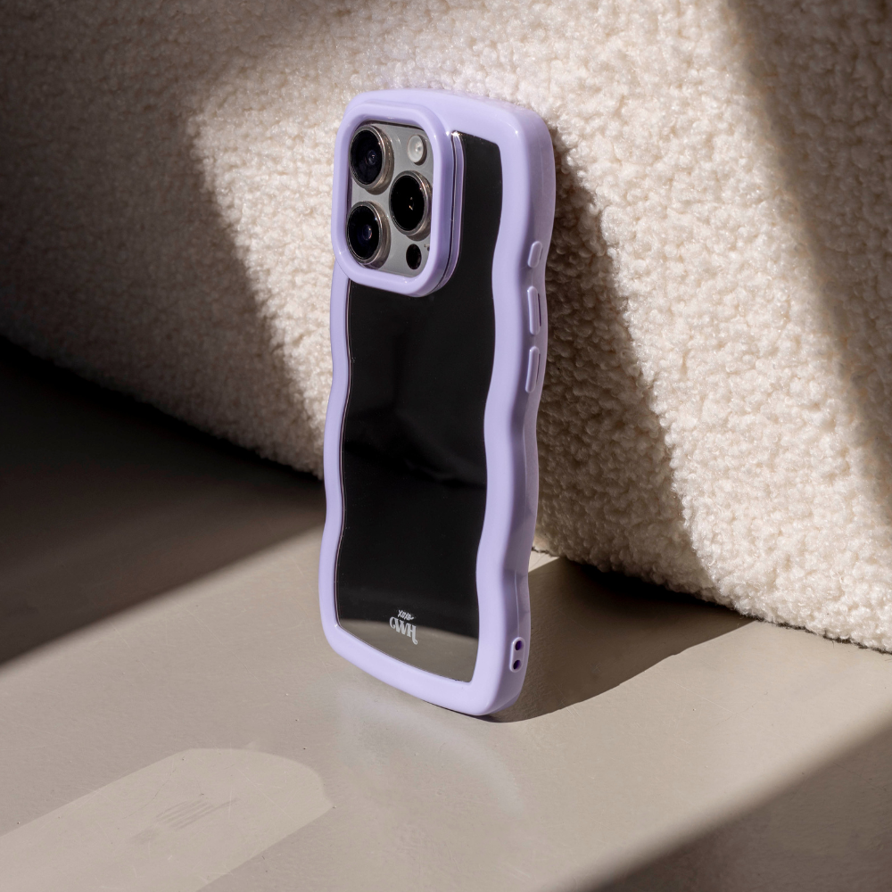 xoxo Wildhearts Wavy mirror case Lilac - iPhone 15 Plus