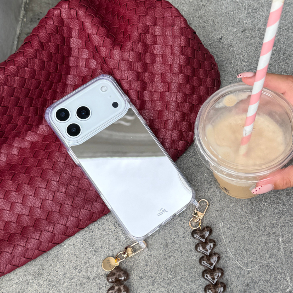 xoxo Wildhearts iPhone 13 Mini - Mirror Cord Case (no cord)