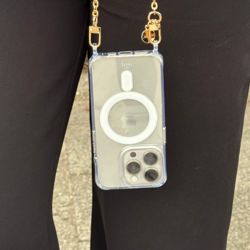 xoxo Wildhearts iPhone 14 Plus - MagSafe Transparant Cord Case (no cord)