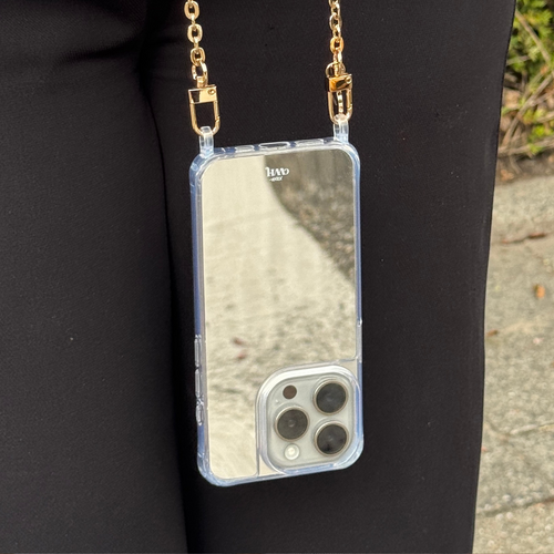 xoxo Wildhearts iPhone 15 Pro - Mirror Cord Case (no cord)