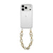 iPhone 17 Pro Max - Marble Creme Transparant Cord Case - Short Cord