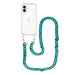iPhone 17 - Blue Ocean Transparant Cord Case - Long Cord