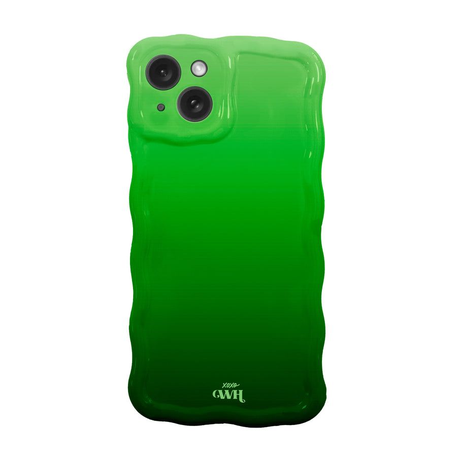 Glossy Wavy Case Matcha Coco - iPhone 15
