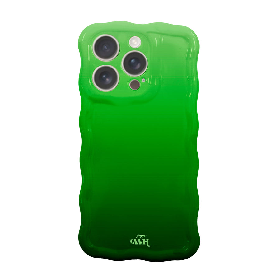 Glossy Wavy Case Matcha Coco - iPhone 14 Pro Max