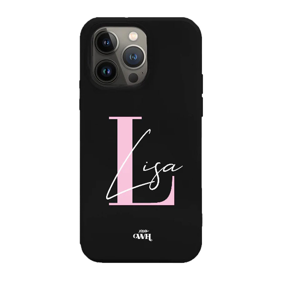 xoxo Wildhearts - iPhone 13 Pro Black - Personalized Colour Case