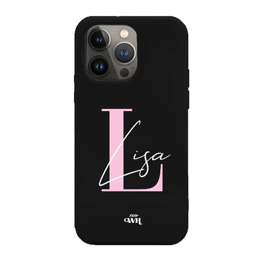 xoxo Wildhearts - iPhone 15 Black - Personalized Colour Case