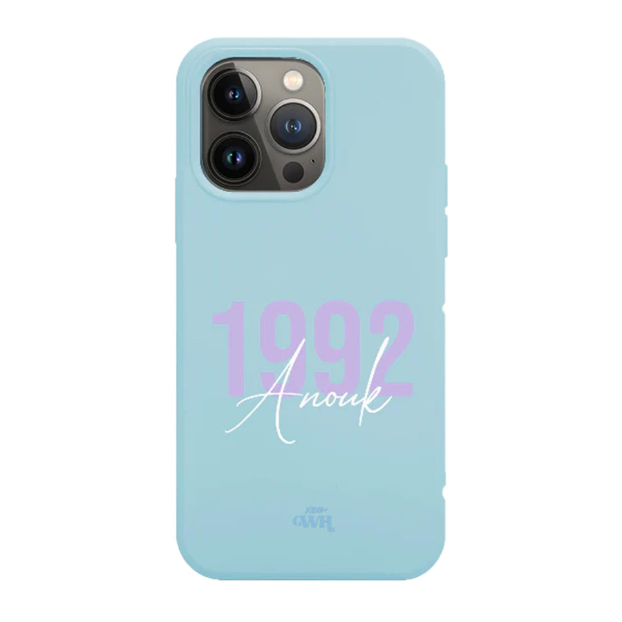 iPhone 13 Mini Blue - Étui en couleur personnalisée