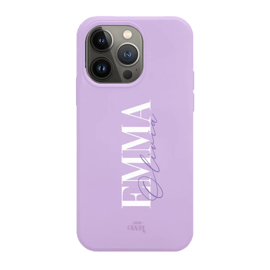 xoxo Wildhearts - iPhone 13 Purple - Personalized Colour Case