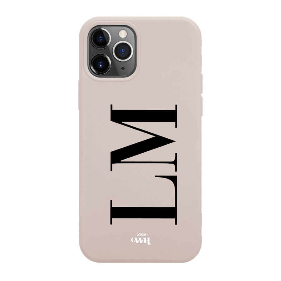 xoxo Wildhearts - iPhone 12 Pro Max Beige - Personalized Colour Case