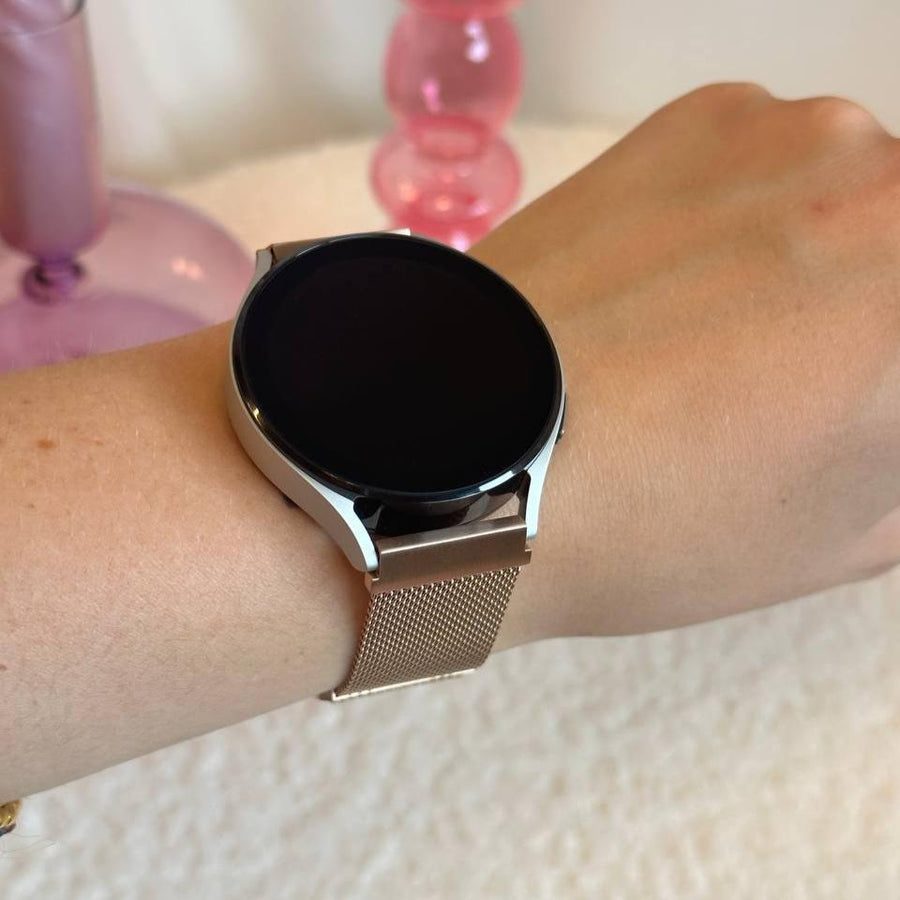 Huawei Watch GT 3 42mm Milanese armband rosé gold
