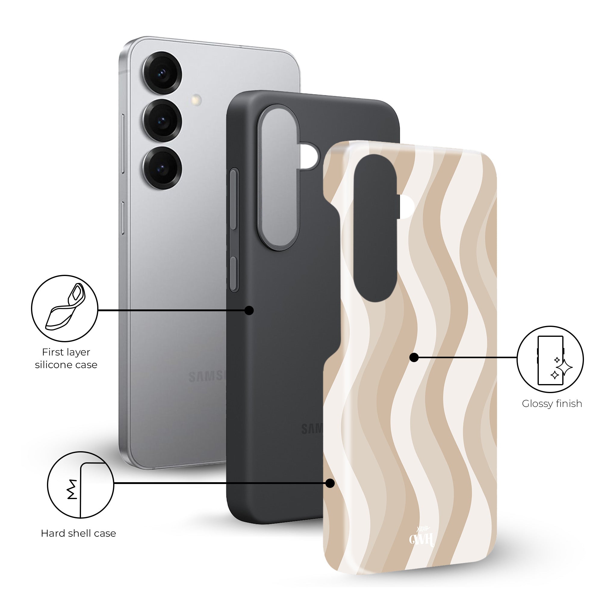 xoxo Wildhearts Minimal Nude - Samsung Galaxy S24 Plus