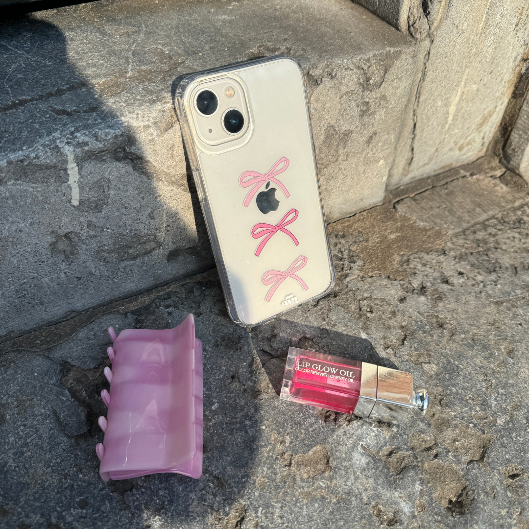 xoxo Wildhearts - iPhone 15 Pro - Bow It Up Clear Case