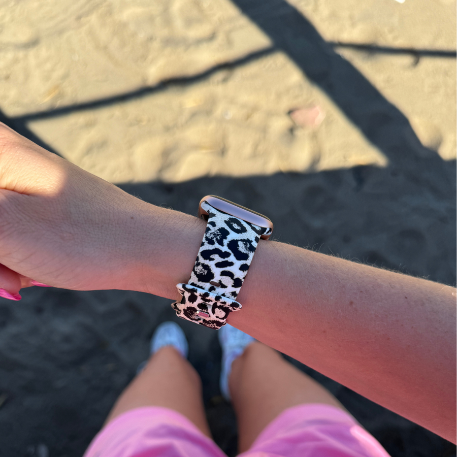 Apple Watch silicone strap Lucky Leopard