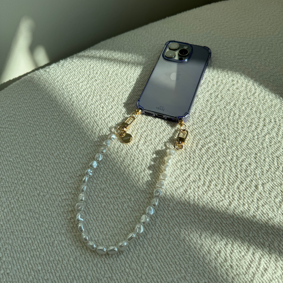 xoxo Wildhearts - iPhone 12 - Pearlfection Cord Case Purple - Short Cord