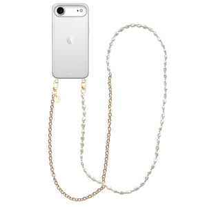 xoxo Wildhearts iPhone 17 Air - Over The Moon Transparant Cord Case - Long Cord