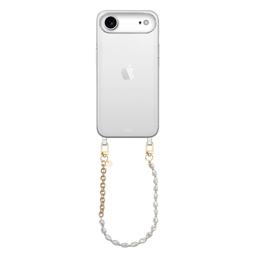 iPhone 17 Air - Over The Moon Transparant Cord Case - Short Cord