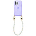 iPhone 14 Pro - Beachy Vibes Cord Case Purple - Short Cord