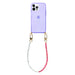 iPhone 14 Pro - Island Girl Cord Case Purple - Short Cord